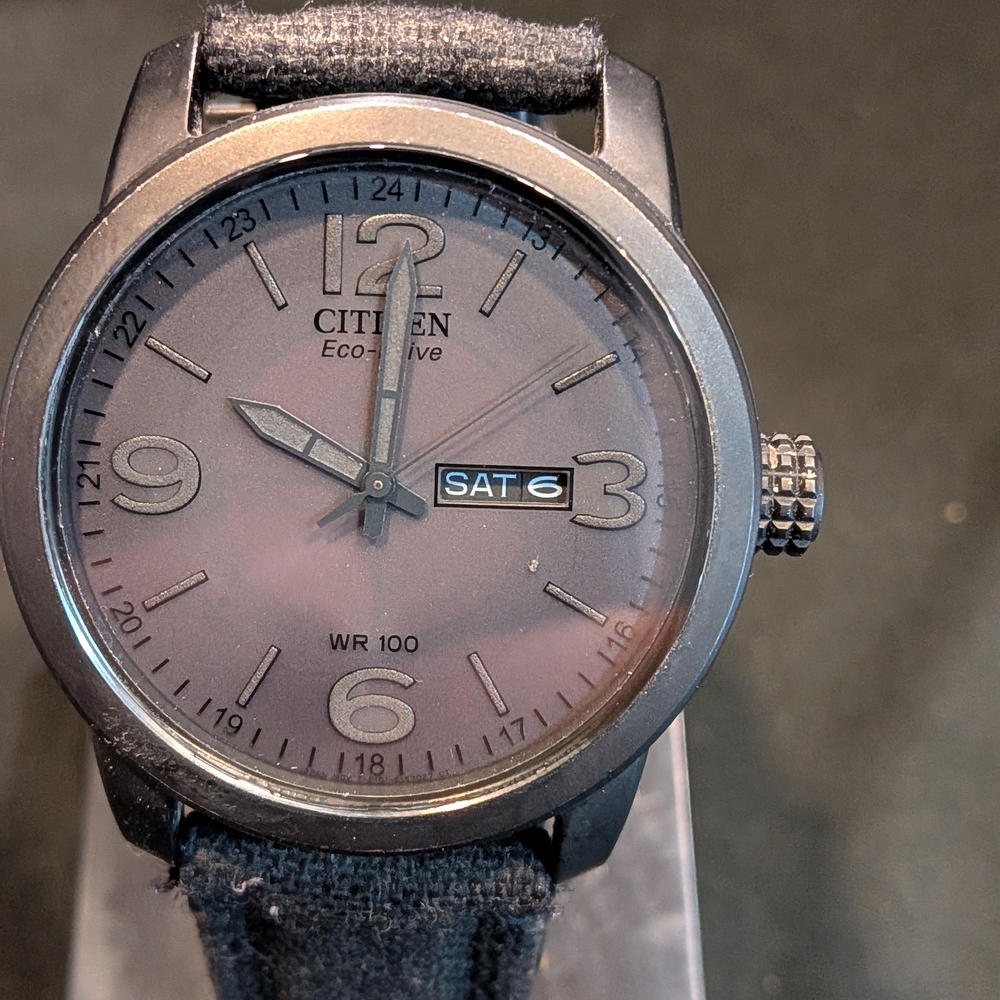 Citizen Eco-Drive Black Watch for Men